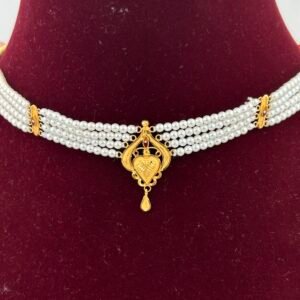 LIGHT WEIGHT GOLD MOTI CHOKER