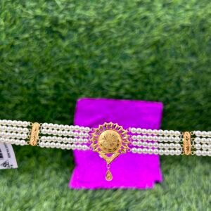 LIGHT WEIGHT GOLD MOTI CHOKER
